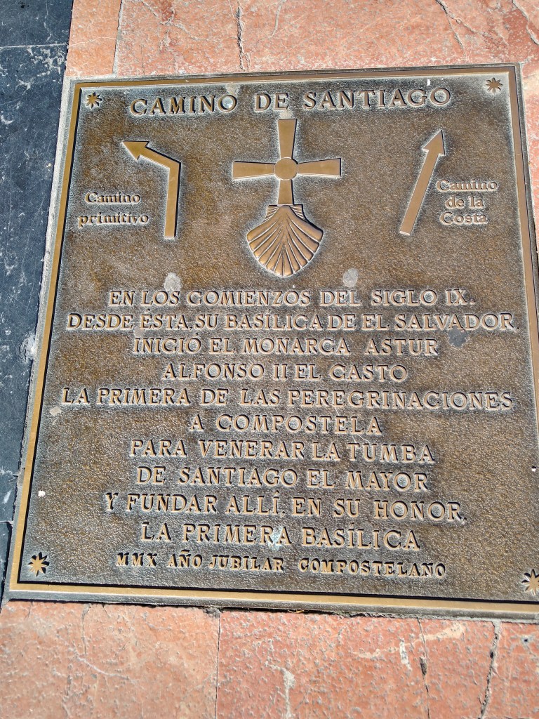 The Caminos divide. We're turning left.