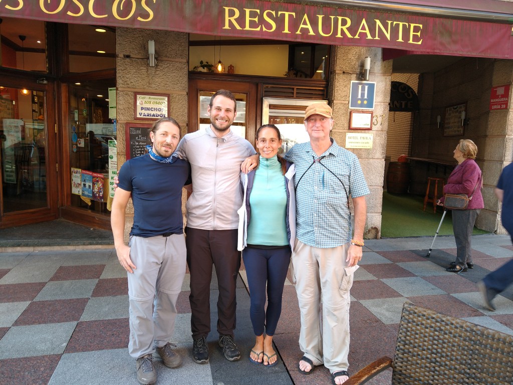 Daniel, Matthias, Joyce and I. Oviedo, Asturias